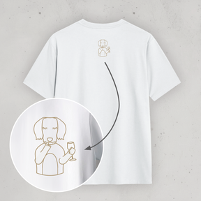 Organic T-Shirt: „Zu Dogs und Wein sag ich nie nein“