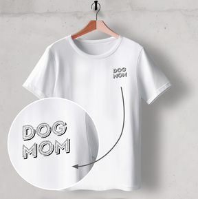 Organic T-Shirt DOG MOM Lieblingshund Furry: personalisiert