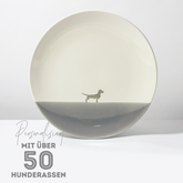 Großer Teller Lieblingshund Dusty