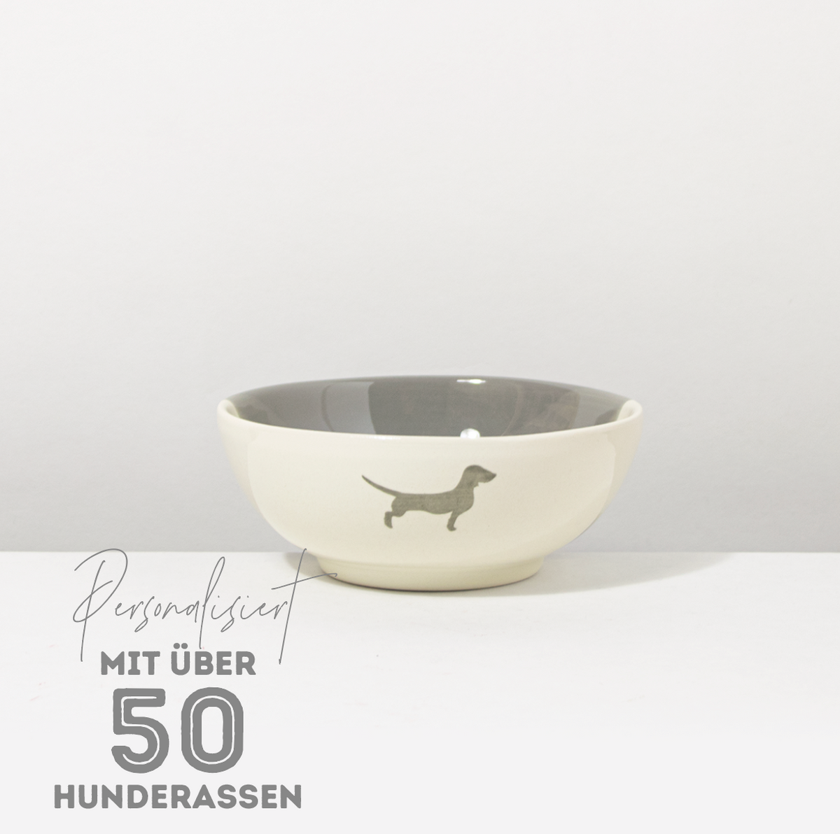 Bowl Dachshund Sand