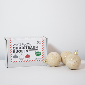 Christmas tree bauble dachshund sand large