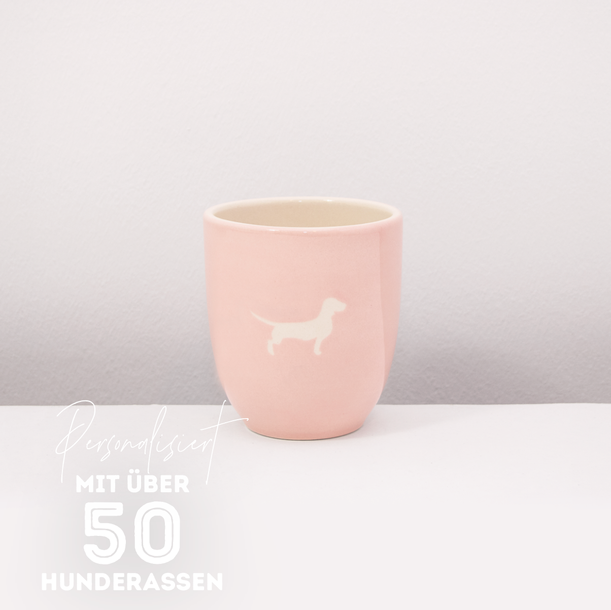 Becher Lieblingshund Full Powder Rose