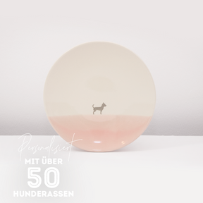 Teller Lieblingshund Powder Rose