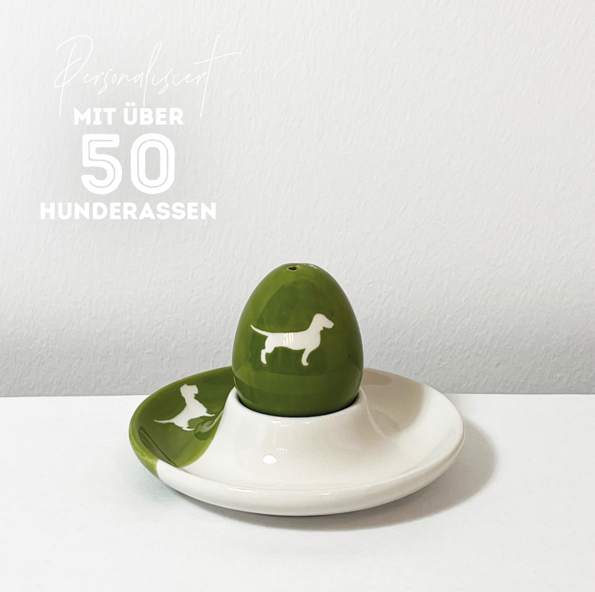OsterEier-Set Lieblingshund Powder Olive