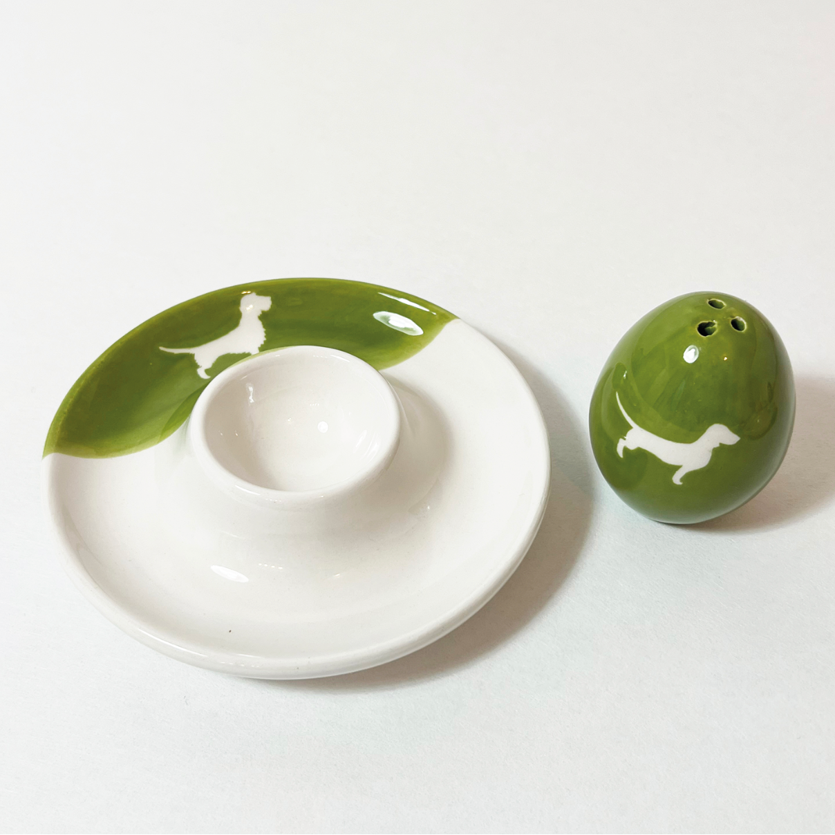 OsterEier-Set Lieblingshund Powder Olive