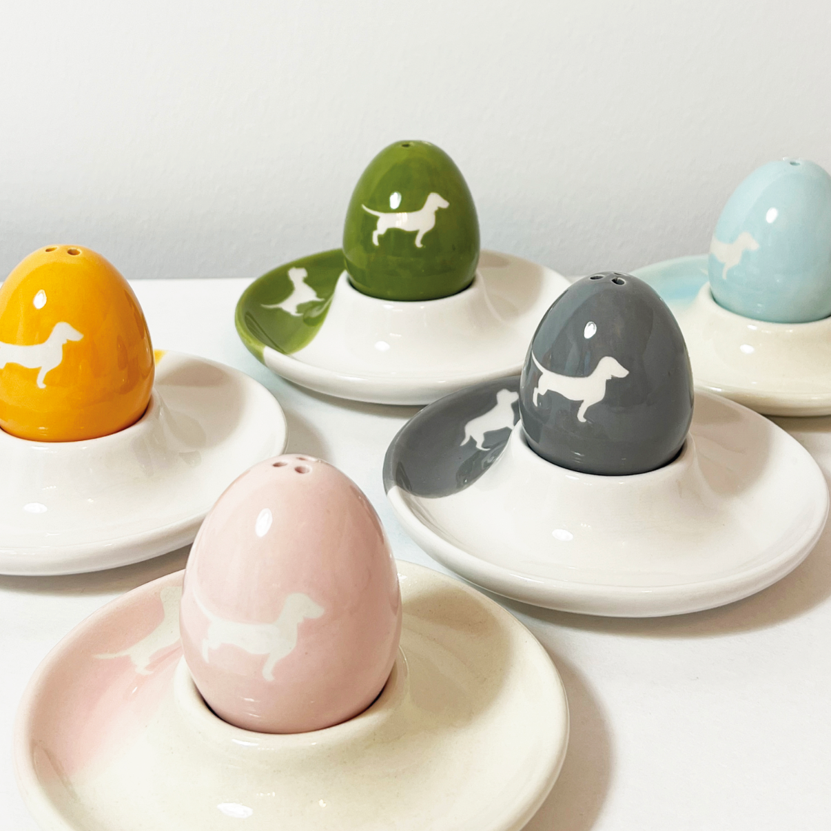 OsterEier-Set Lieblingshund Powder Olive