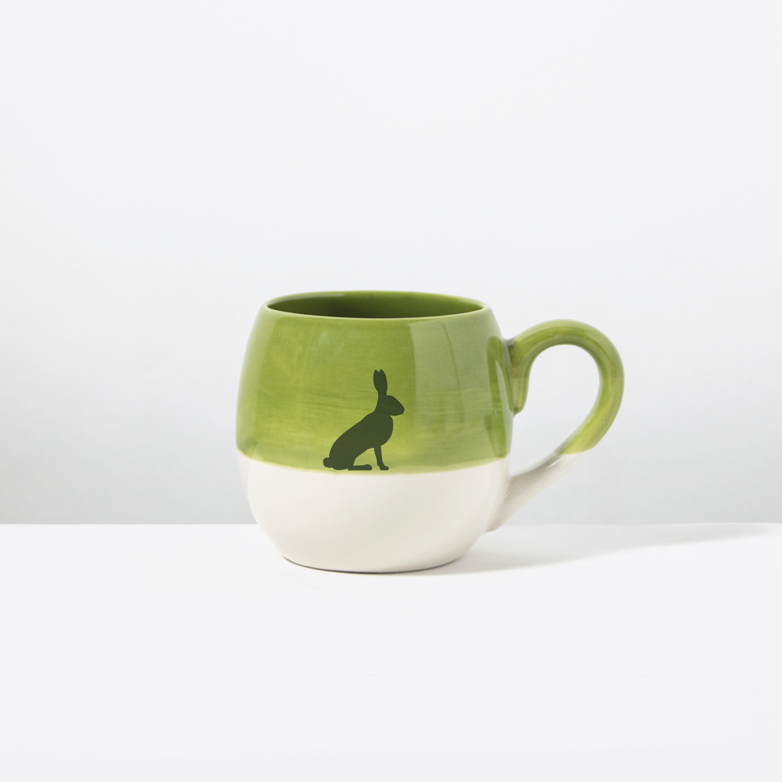 Tasse Hase Olive