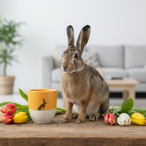 Becher Hase Light Orange
