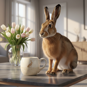 Tasse Hase Sand