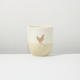 Becher Henne Sand