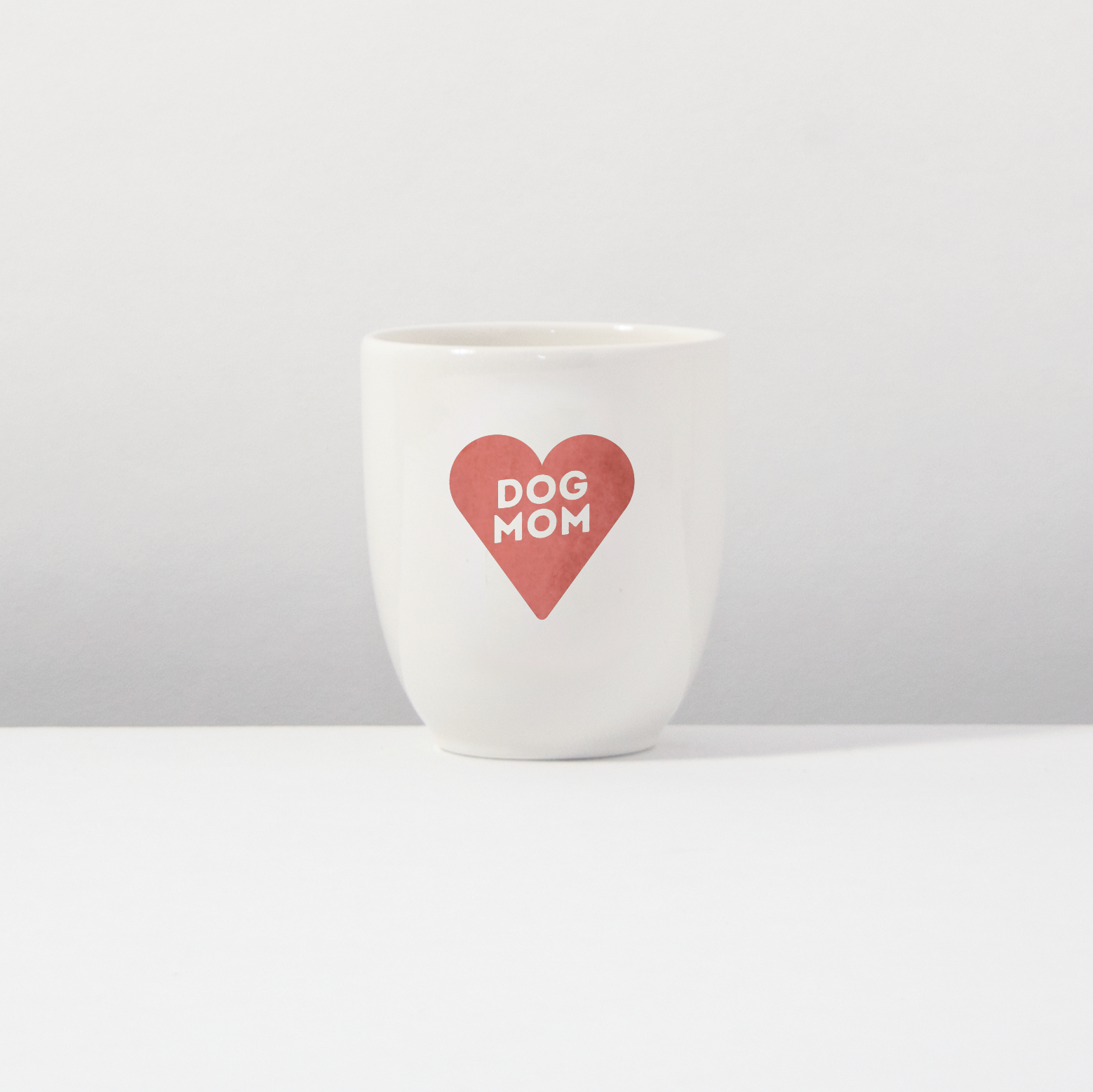 Becher DOG MOM Heart