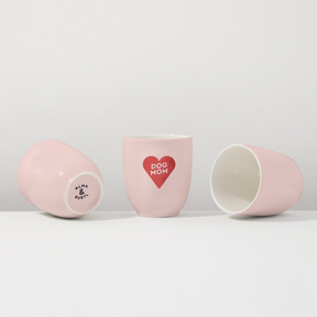 Becher DOG MOM Rose Heart