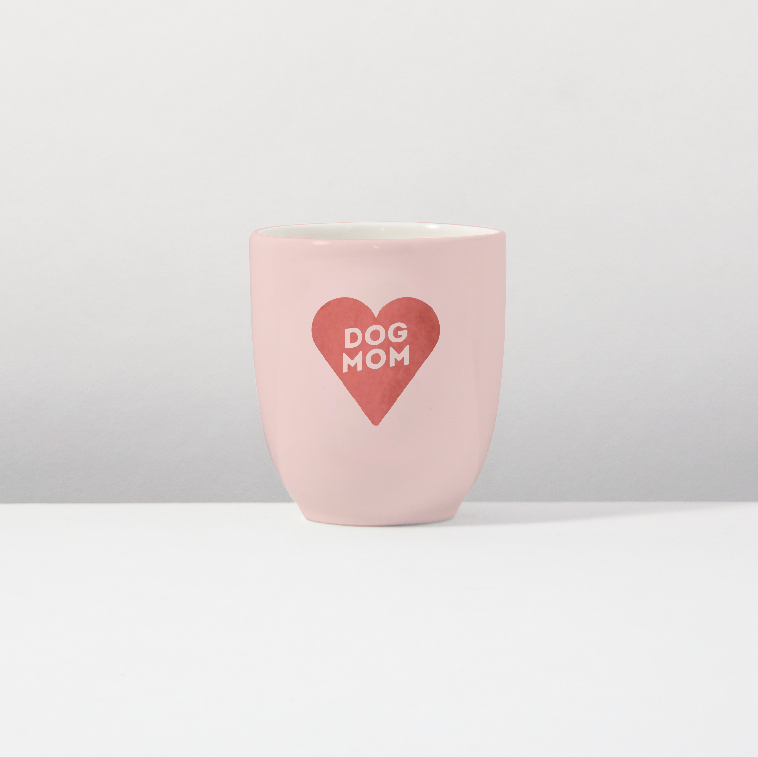 Becher DOG MOM Rose Heart