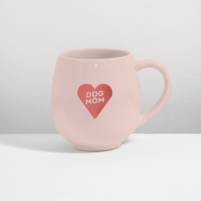 Große Tasse DOG MOM Rose Heart