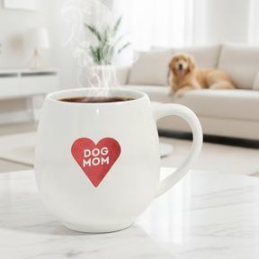 Große Tasse DOG MOM Heart