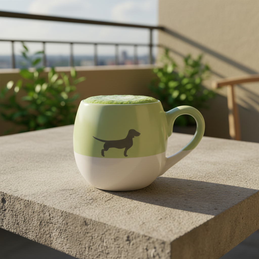 LIMITED EDITION: Tasse Lieblingshund Lime