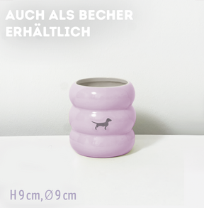 Bubble Vase Dackel Lavender