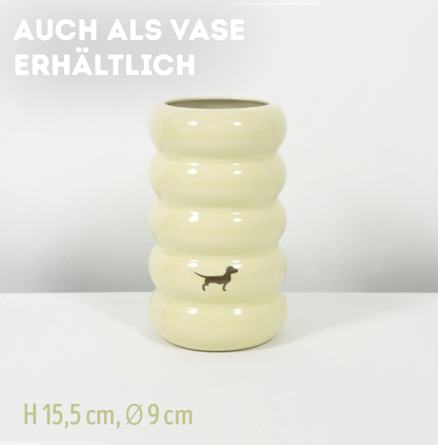 Bubble Becher Dackel Lime