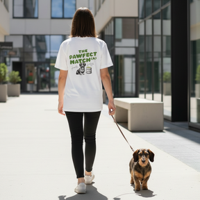 Organic T-Shirt: „The Pawfect Match(a)" Lieblingshund