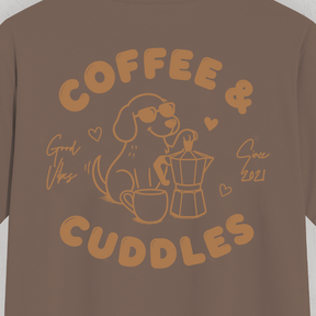 Organic T-Shirt: Coffee & Cuddles