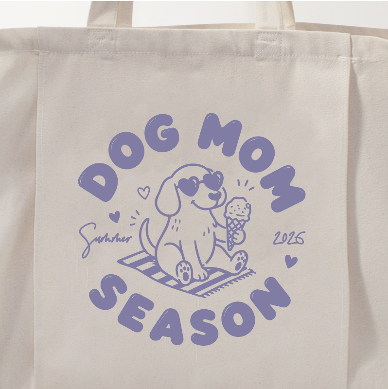 Big Beach Bag: Dog Mom Season