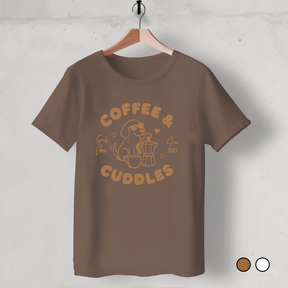 Organic T-Shirt: Coffee & Cuddles