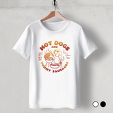 Organic T-Shirt: Hot Dogs and Yummy Sausages