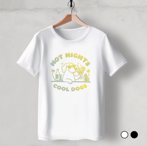 Organic T-Shirt: Hot Nights and Cool Dogs