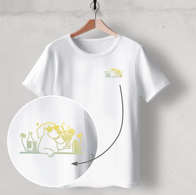 Organic T-Shirt: Hot Nights and Cool Dogs
