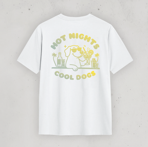 Organic T-Shirt: Hot Nights and Cool Dogs