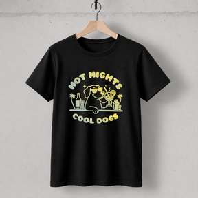Organic T-Shirt: Hot Nights and Cool Dogs