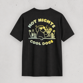 Organic T-Shirt: Hot Nights and Cool Dogs