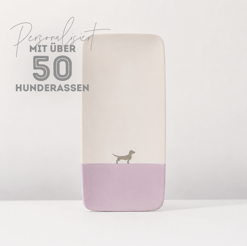 Kuchenplatte Lieblingshund Lavender