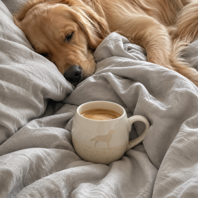 Tasse Lieblingshund Sand