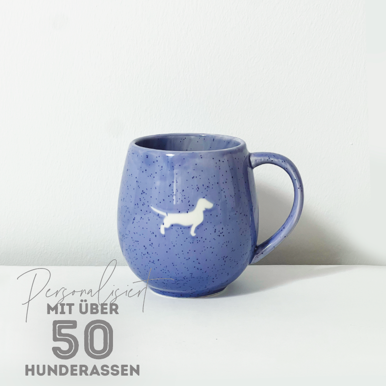LIMITED EDITION: Große Tasse Lieblingshund Plum