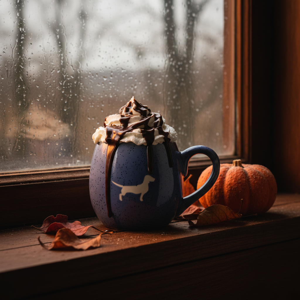LIMITED EDITION: Tasse Lieblingshund Plum