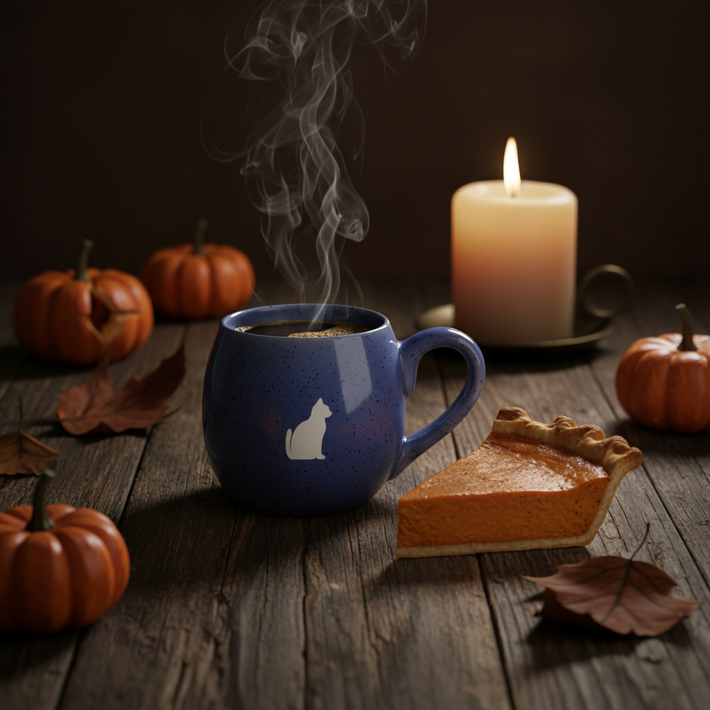 LIMITED EDITION: Tasse Katze Plum
