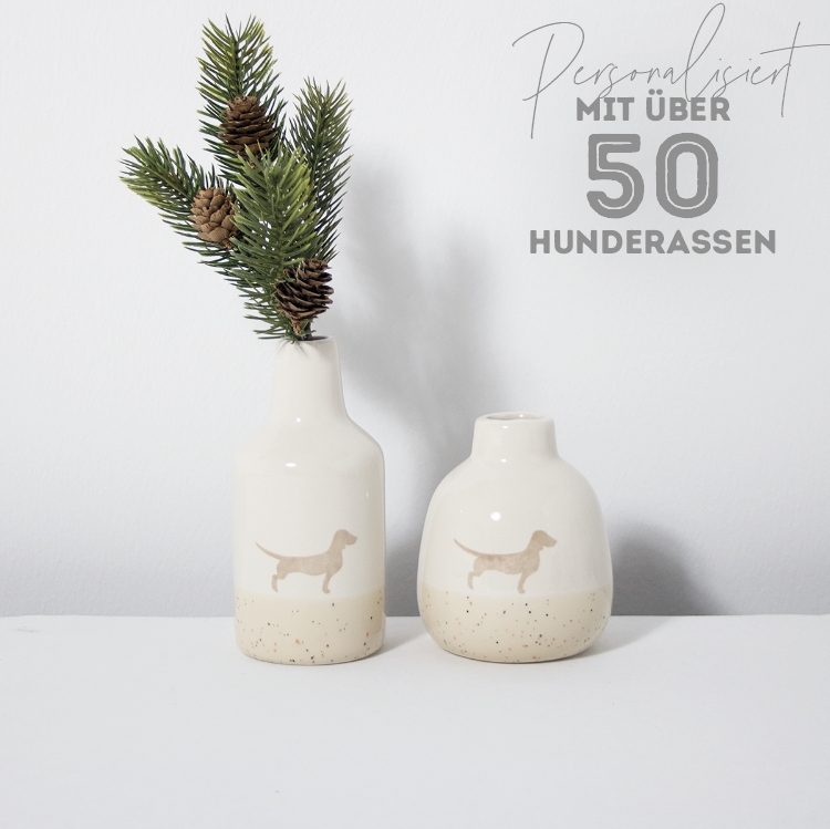 Vases in a set of 3 Small but fine Dusty