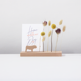 Blumengruß Lieblingshund