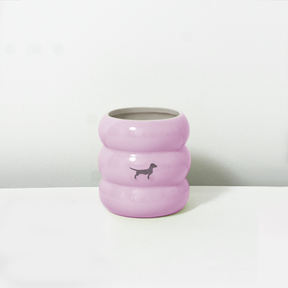 Bubble Becher Dackel Lavender