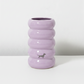 Bubble Vase Dackel Lavender