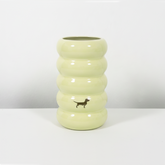 Bubble Vase Dackel Lime