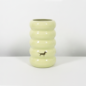Bubble Vase Dackel Lime