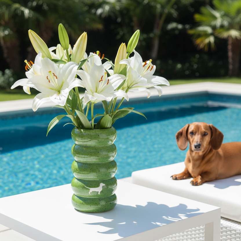Bubble Vase Lieblingshund Matcha