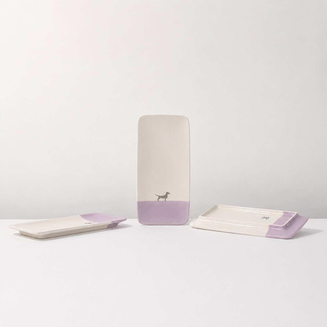 Kuchenplatte Lieblingshund Lavender