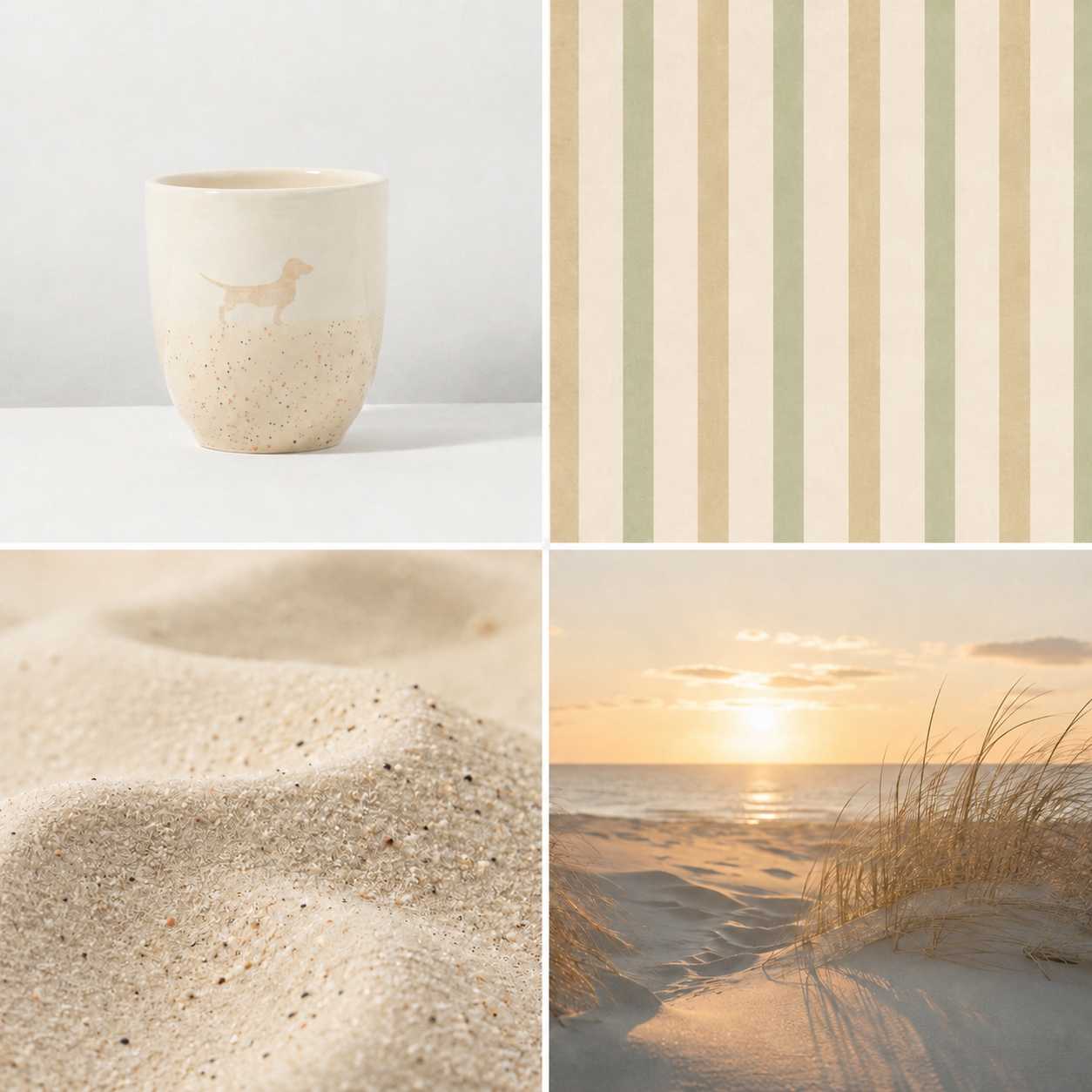 Becher Lieblingshund Sand