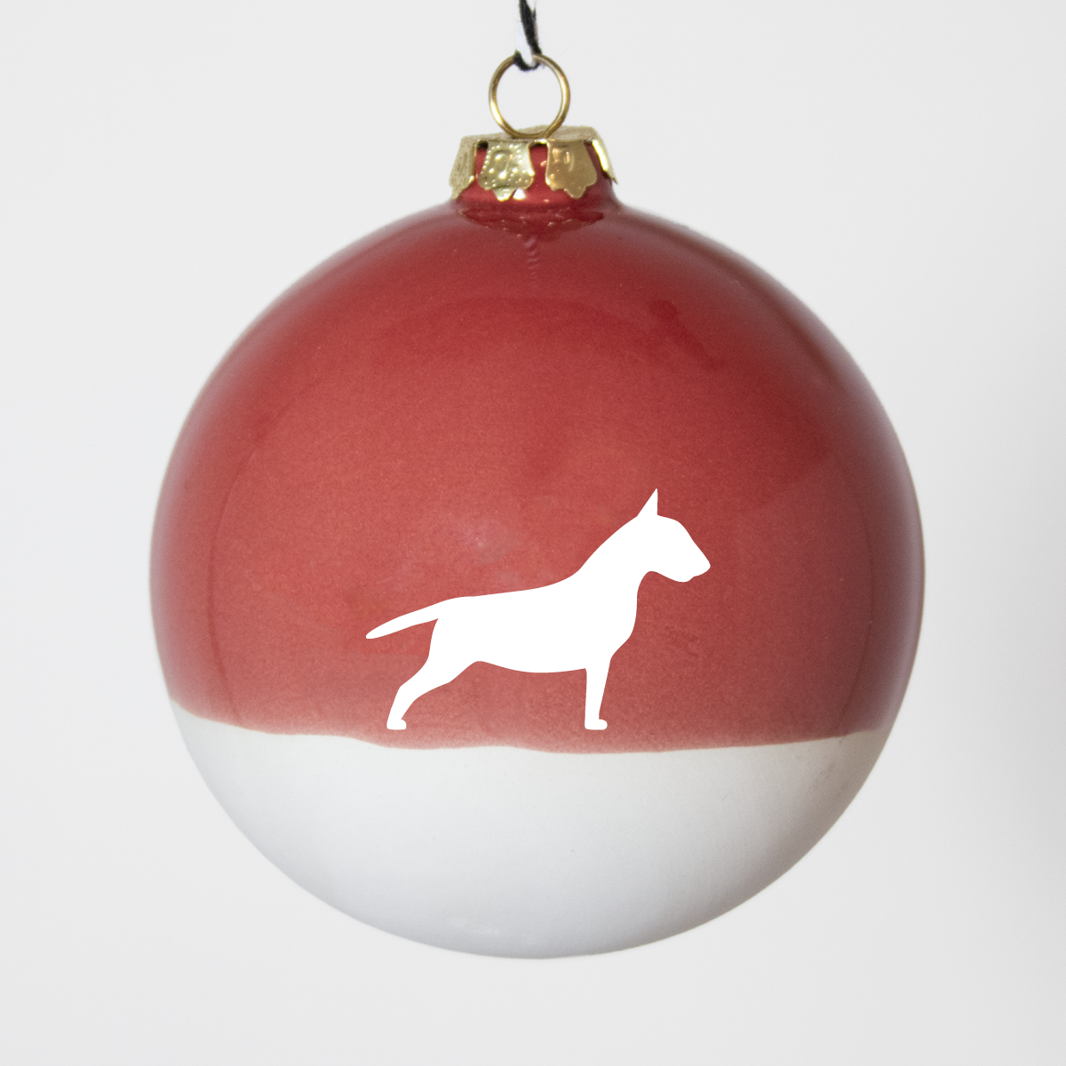 Christmas tree bauble dachshund sand large