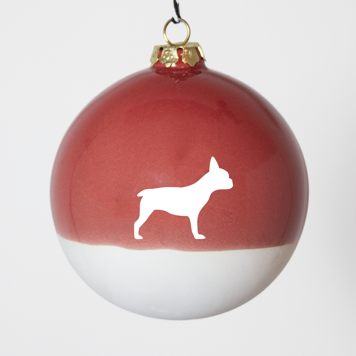 Christmas tree bauble dachshund sand large