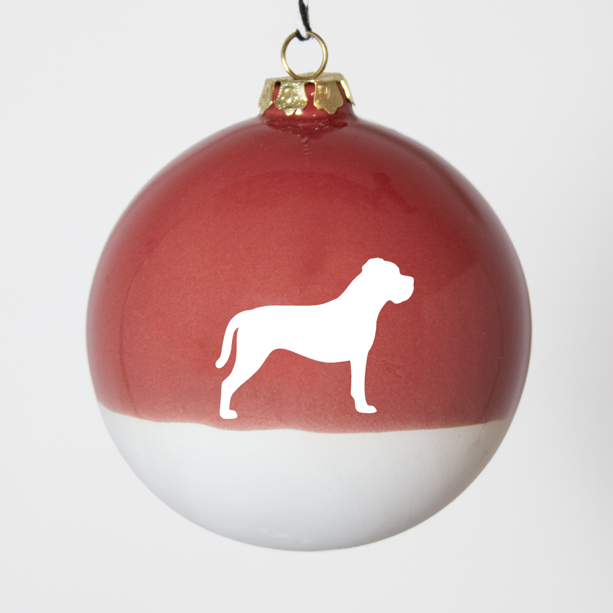 Christmas tree bauble dachshund sand large