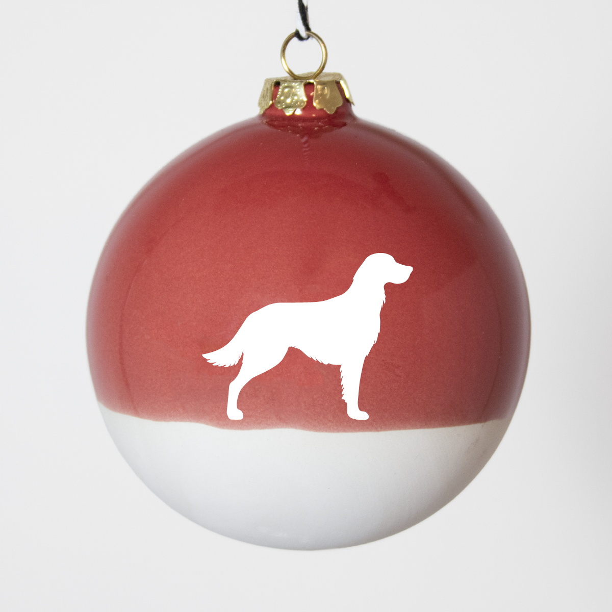 Christmas tree bauble dachshund sand large